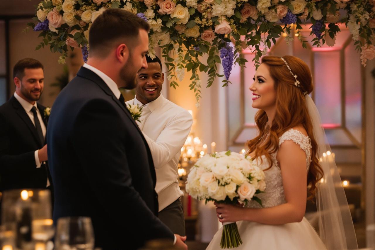 某女星婚礼现场惊现前男友，新郎当场变脸婚礼险些取消全程记录